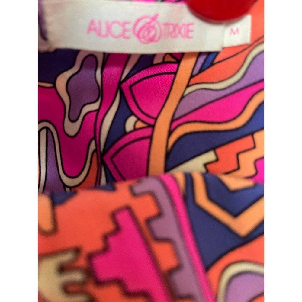 Alice & Trixie Art to Wear maxi dress with side slit in a size M - Picture 10 of 12